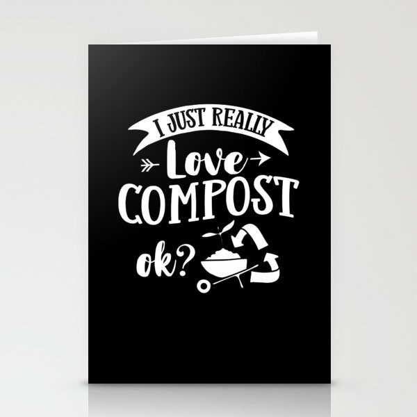 Compost Bin Worm Composting Vermicomposting Stationery Cards