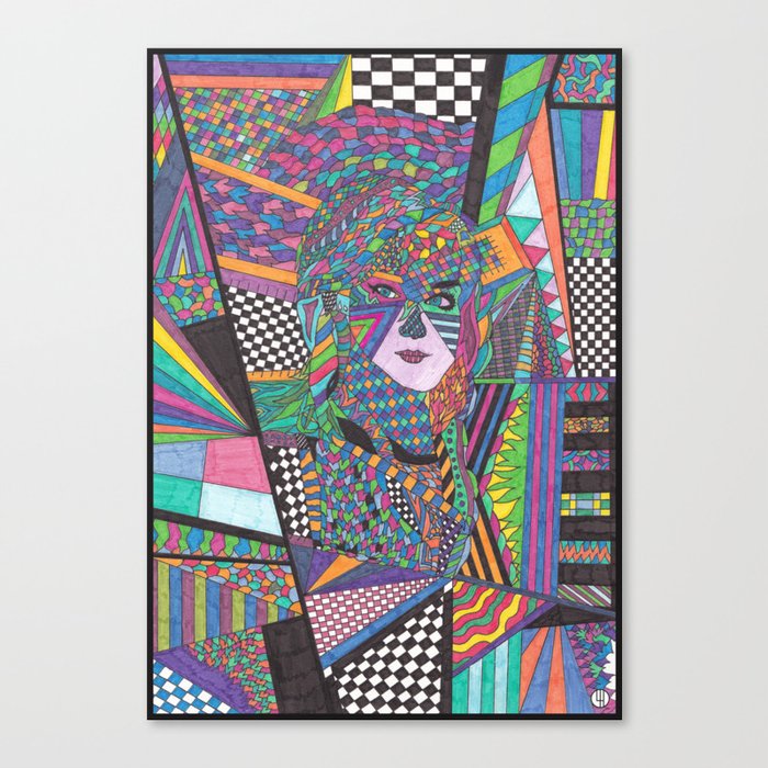 Lady of Pattern 7# Canvas Print