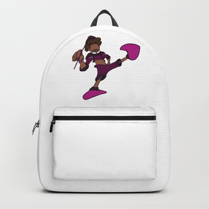 La marionnette - Tout violet rose Backpack