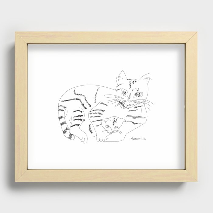 Andy W. - Cats Recessed Framed Print