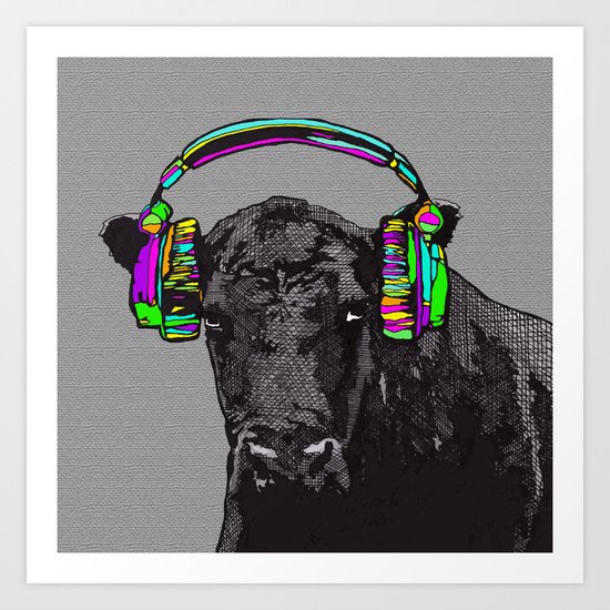 Bull Art Print