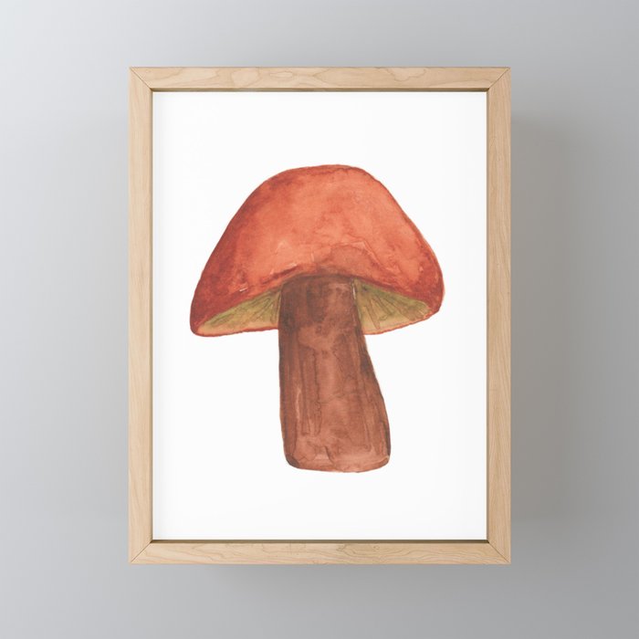 LIttle mushroom Framed Mini Art Print