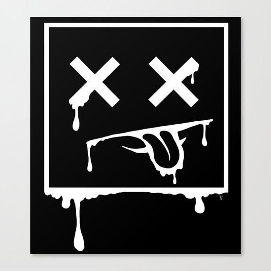 Dead Pixel Negative Canvas Print