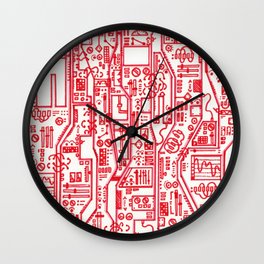 Machines Connect - 9 Wall Clock