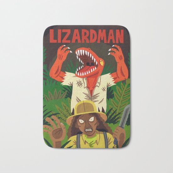 Lizardman Bath Mat