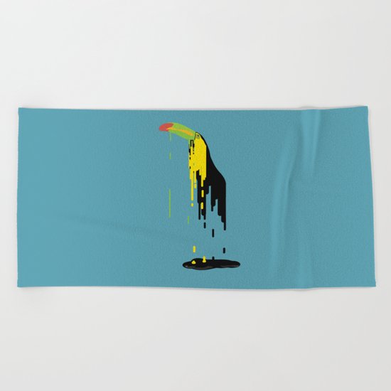 parrot Beach Towel