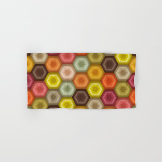 crochet honeycomb retro Hand & Bath Towel