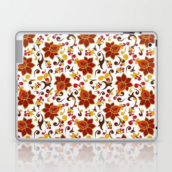 Flower Pattern Laptop & iPad Skin