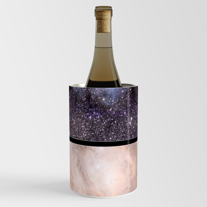 Lagoon Nebula Visible vs Infared Wine Chiller