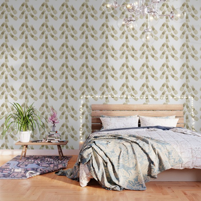 pineapple bling wallpaper by