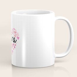 Mira, red and pink hearts Mug