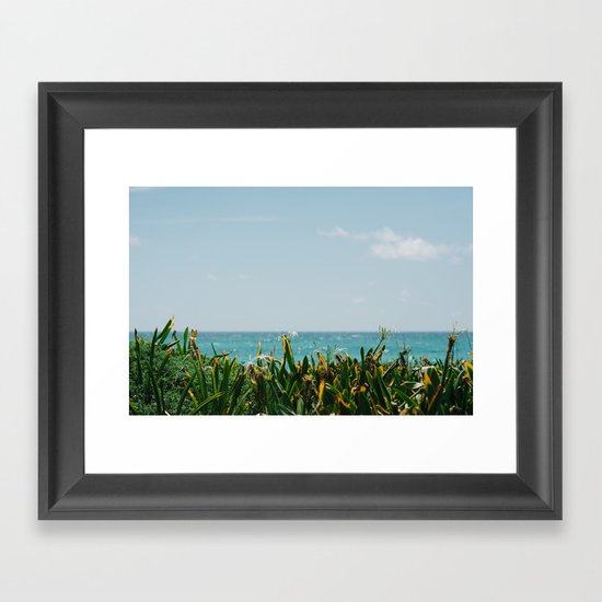Turquoise Framed Art Print