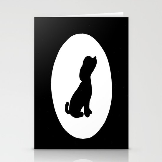 Lunar Puppy Stationery Cards