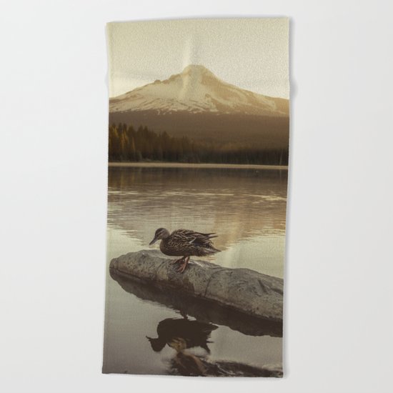The Oregon Duck Beach Towel
