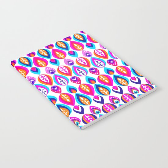 Pierrot II/Happy Memoir Pattern Notebook