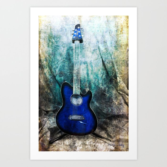 Play Me Some Blues Art Print by GracefulFoto | Society6