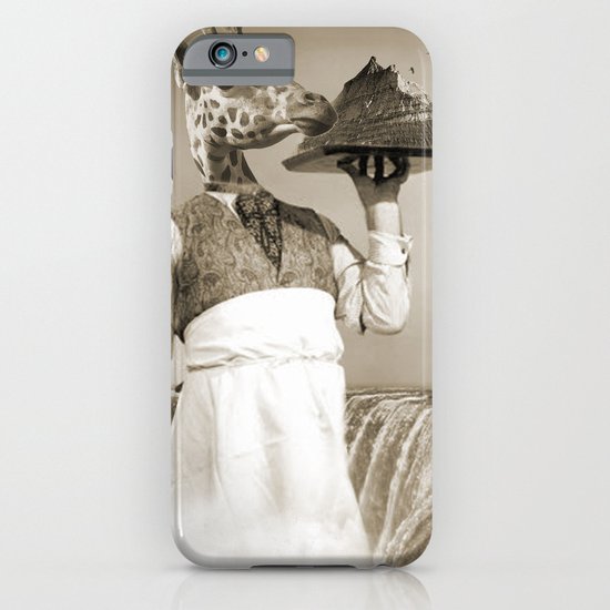 giraffe waiter iPhone & iPod Case