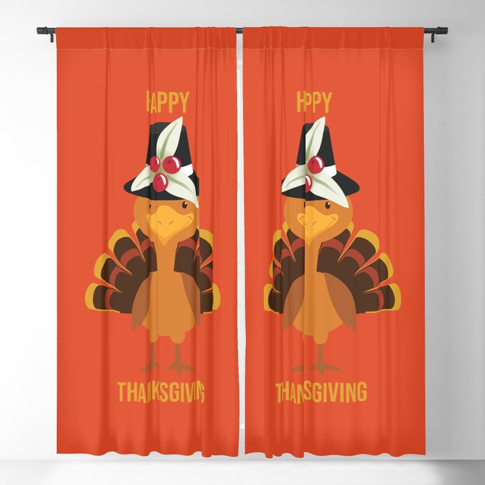 Happy Thanksgiving Blackout Curtain