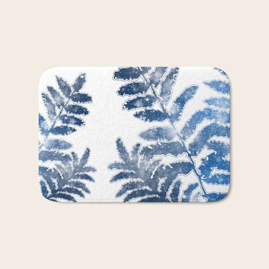 Twilight Leaves Bath Mat