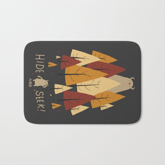 hide and seek Bath Mat