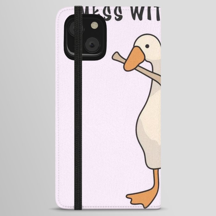 Goose game Funny Untitled iPhone Wallet Case
