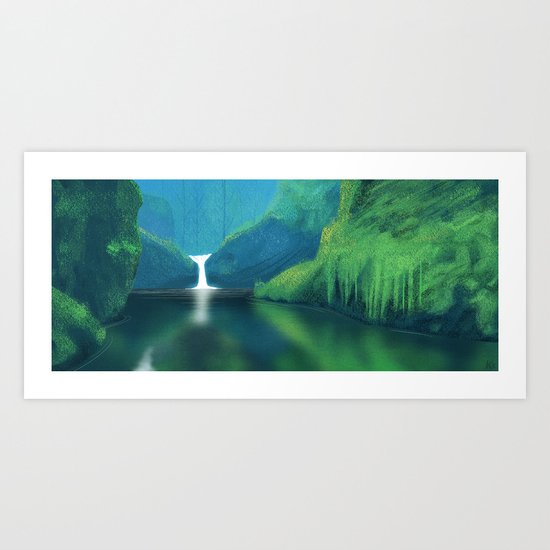 waterfall Art Print