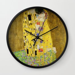The Kiss, Gustav Klimt Wall Clock