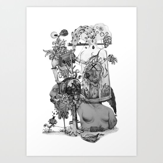 Untitled {BW} Art Print