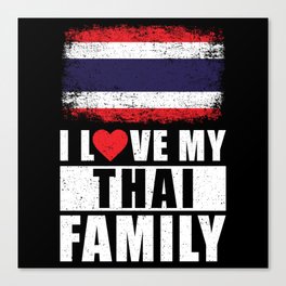 Thai Family Canvas Print