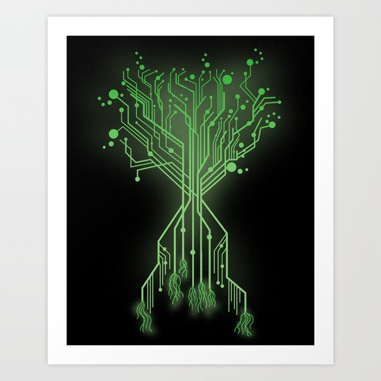CircuiTree Art Print