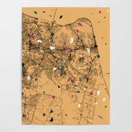 Virginia Beach USA Map Poster Poster