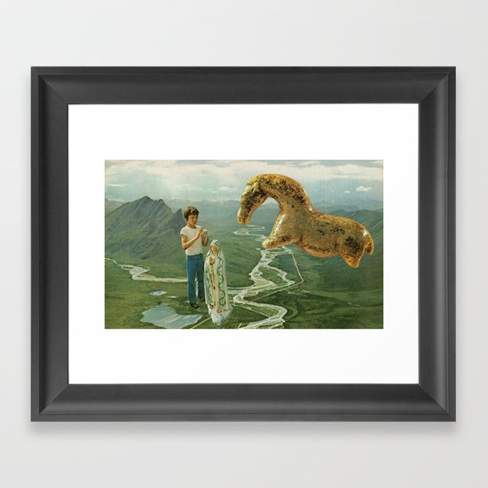 the virgin Framed Art Print