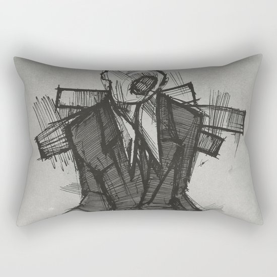 Wraith II. Rectangular Pillow