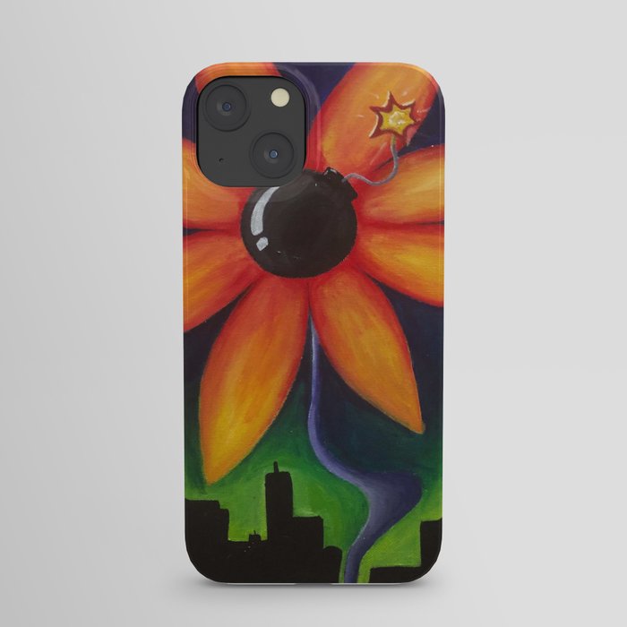 flower bomb iPhone Case