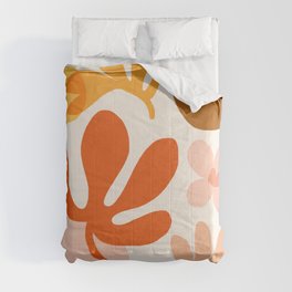 Abstraction_Floral_Colorful Comforter