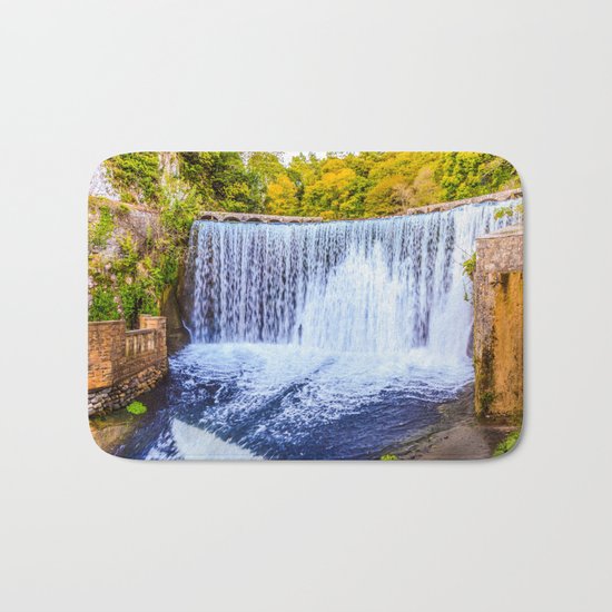 Monk's waterfall Bath Mat
