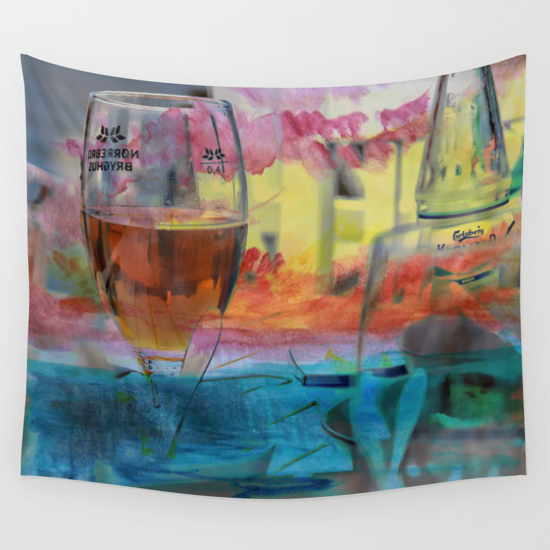 Cold Drinks On The Table Wall Tapestry By Infocus Society6