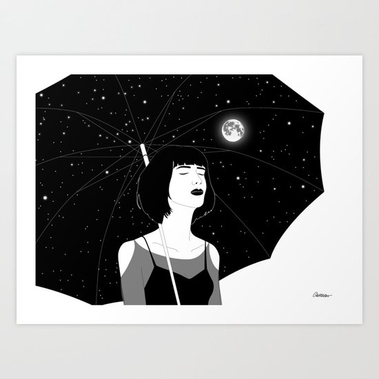 Under The Night Sky Art Print