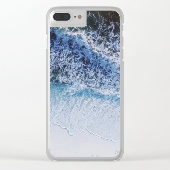 waiting for the tide Clear iPhone Case
