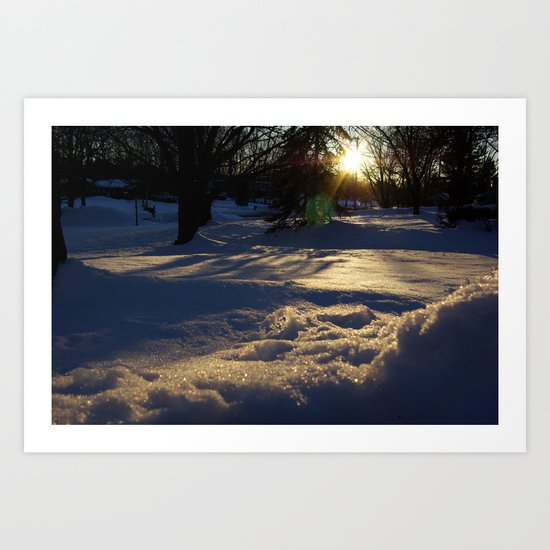Blue Afternoon Art Print