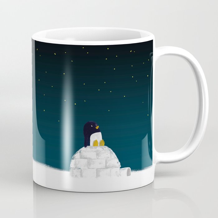 Star gazing - Penguin's dream of flying Coffee Mug