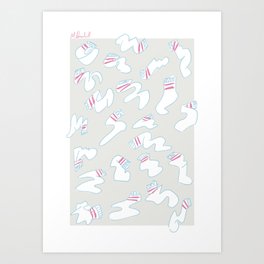 Sock Fetish Art Print