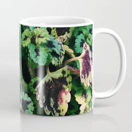 Green Leaf Flowers Coffee Mug