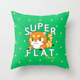Super Flat Throw Pillow