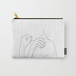 Nude figure illustration - Ula Carry-All Pouch