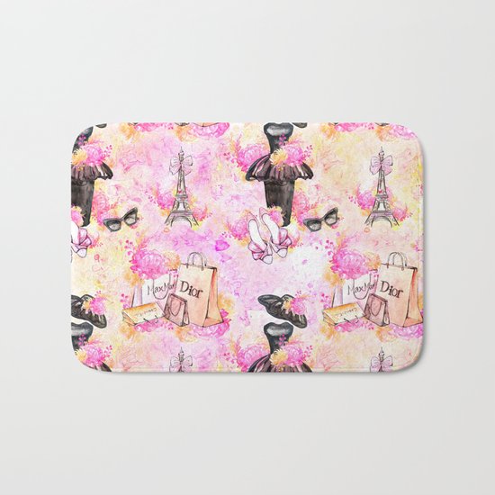 Fashion and Paris #4 Bath Mat