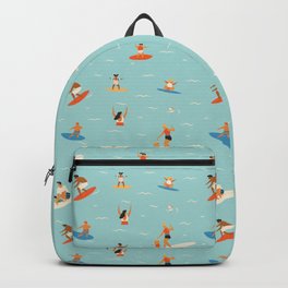 Surfing kids Backpack | Surfing, Kids, Fun, Curated, Summer, Surfboard, Surf, Ocean, Funny, Parent 