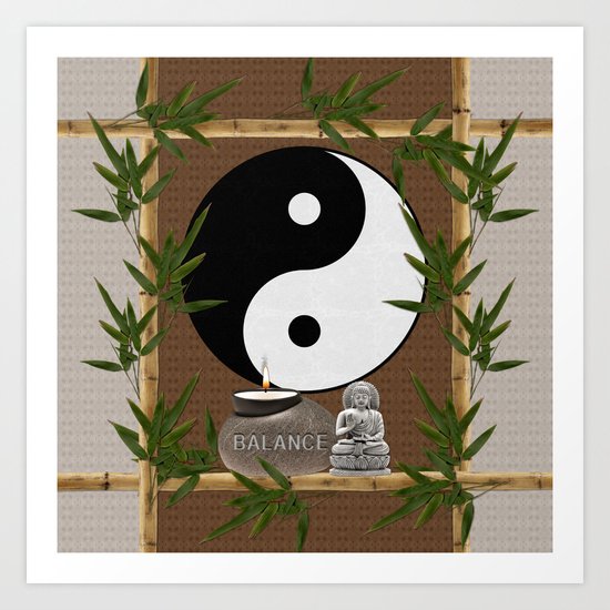 The Balance of Yin Yang Art Print