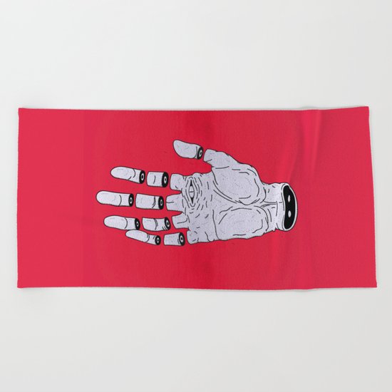 THE HAND OF ANOTHER DESTYNY Beach Towel