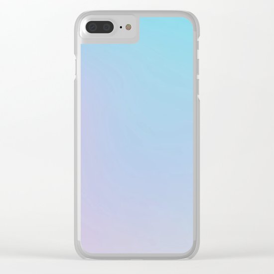 Pastel Gradient Clear iPhone Case
